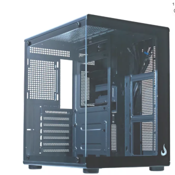 Gabinete Gamer Rise Mode Galaxy Glass X Black -  RM-GA-GGX-FB