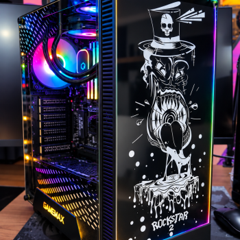 PC Gamer RockStars 2, Processador Ryzen 5 4650G, Placa de Video Integrada VEGA 7, 8GB DDR4, SSD 240GB,