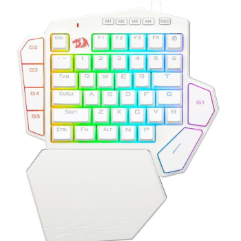 TECLADO MECANICO GAMER DITIX RGB BRANCO SWITCH AZUL