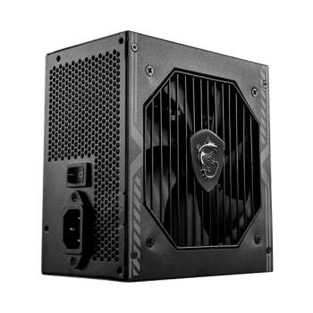Fonte MSI MAG A650BN, 650W, 80 Plus Bronze, PFC Ativo, Com Cabo, Preto