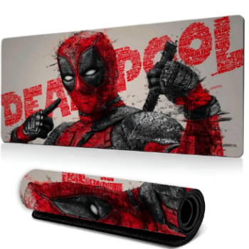 Mouse Pad  70 X 30 Estampado Sublimado Herói Deadpool