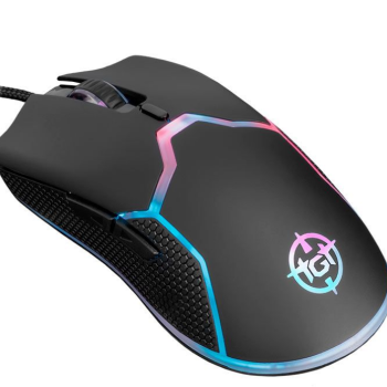 Mouse Gamer TGT Bizon S, Rainbow RGB, 8400DPI, 6 Botoes, Preto, TGT-BIZ-S-RBW