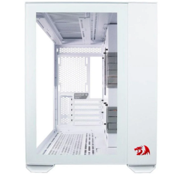 Gabinete Gamer Lian Li O11 DYNAMIC Mini, Mini Tower, ATX, Painel lateral e frontal em Vidro Temperado, Branco - O11DMINI-RD-W