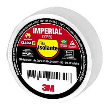 Fita Isolante Imperial Branca 18Mm X 20M Hb004298020 3M
