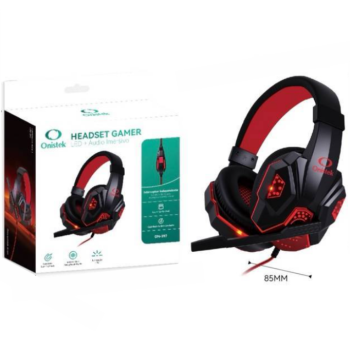 FONE DE OUVIDO HEADPHONE COM FIO GAMER USB + P2 2 PINOS ONISTEK ON-397