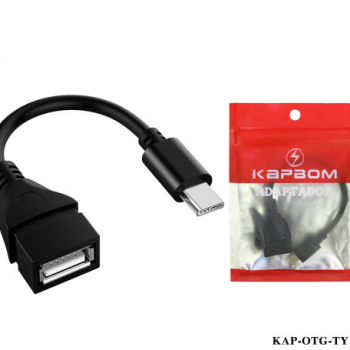 ADAPTADOR CONECTOR C CABO OTG TIPO C X USBA KAPBOM KAP-OTG-TY