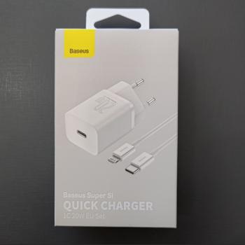CARREGADOR IPHONE 5 ATE 14 5V 9V PD USB C 20W BASEUS TZCCSUP-B02