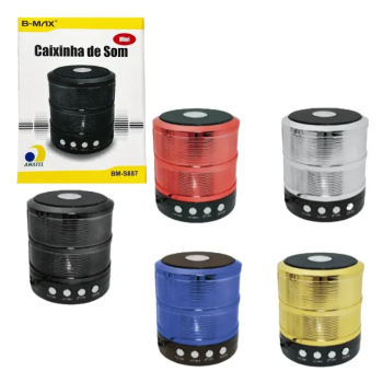 CAIXA DE SOM MINI BLUETOOTH WS 887 BMAX