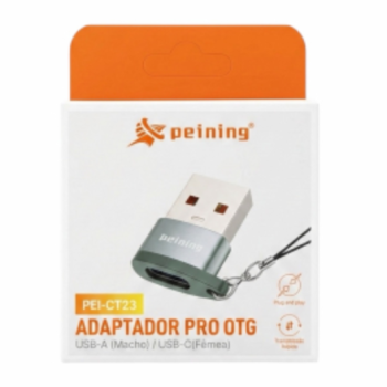 ADAPTADOR CONECTOR USBM X TIPO C FEMEA PEINING PEI-CT23