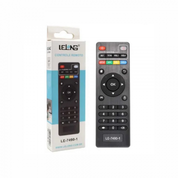 CONTROLE REMOTO UNIVERSAL TV BOX LELONG LE 7490