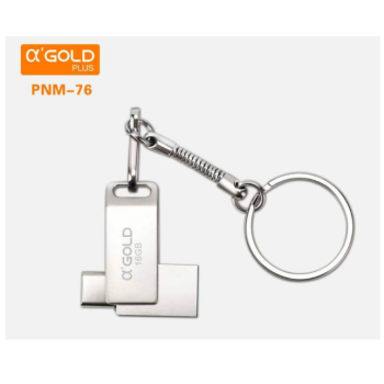 PENDRIVE USBA + USBC OTG 16GB AGOLD PNM-76