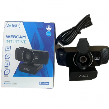 CAMERA WEBCAM USB 4MP 2K FOCO AUTOMATICO AITEK SIGMA W640A
