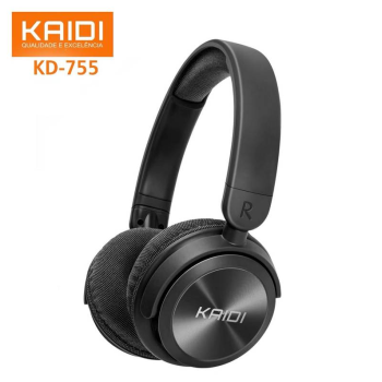 FONE DE OUVIDO HEADPHONE SEM FIO BLUETOOTH 5.3 KAIDI KD 755