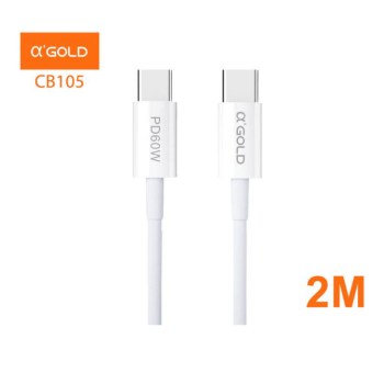 CABO DADOS PD TIPO C USB C 60W 2M IPHONE 15 16 17 REFORC AGOLD CB105