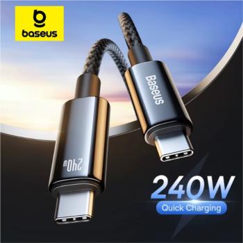 CABO DADOS PD TIPO C USB C 240W 1M IPHONE 15 16 17 CAWJ040001 BASEUS