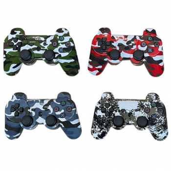 CONTROLE GAMER SEM FIO PS3 CAMUFLADO LUKTON YKQ-118