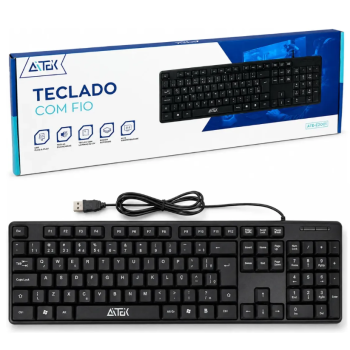 TECLADO COMPLETO USB P PC AITEK ATE-E2001