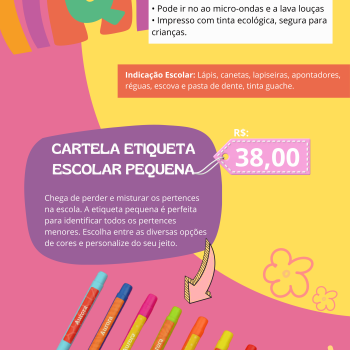 CARTELA ETIQUETA ESCOLAR PEQUENA
