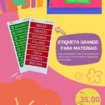 CARTELA ETIQUETA ESCOLAR GRANDES