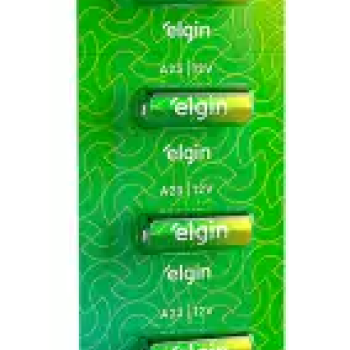 PILHA PARA CONTROLE PORTÃO 12V A23 ELGIN (UNIDADE)