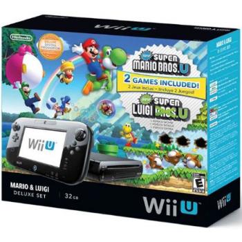 Console: Nintendo Wii U 32GB + New Super Mario Bros. (com caixa) - WII U (SN)