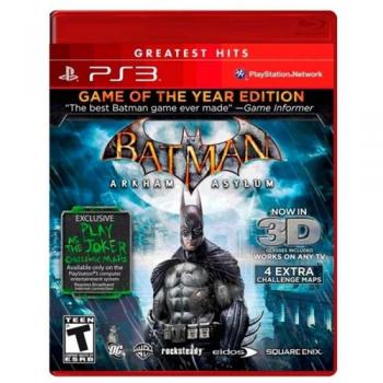 Batman Arkham: Asylum (GOTY Edition) - PS3 (SN)