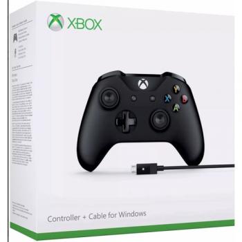 Controle Xbox One Preto (com cabo) - XONE (N)