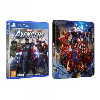 Avengers + Steelbook - PS4 (N)