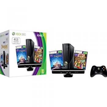 Console: Xbox 360 Slim 4GB + Kinect (sem caixa) - X360 (SN)