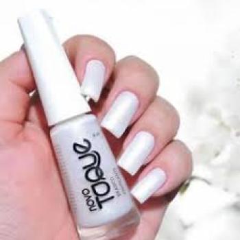 ESMALTE NOVO TOQUE 8ML BRANCO CINTILANTE