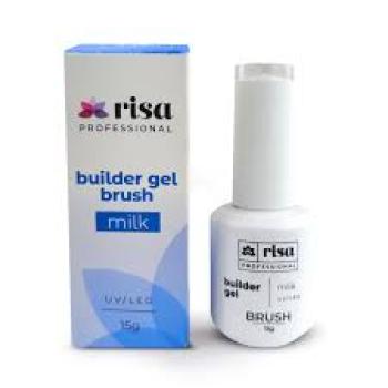 GEL RISA BUILDER (BRUSH MILK WHITE) 15G