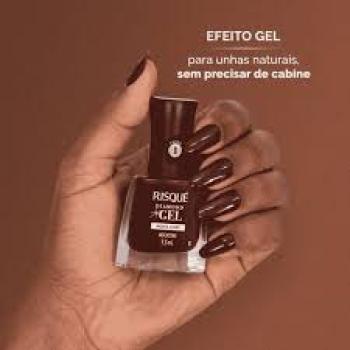 ESMALTE EM GEL RISQUE 9,5ML DIAMOND MOCACCINO
