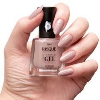 ESMALTE EM GEL RISQUE 9,5ML DIAMOND NOZ MOSCADA