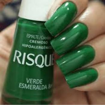 ESMALTE RISQUE 8ML VERDE ESMERALDA