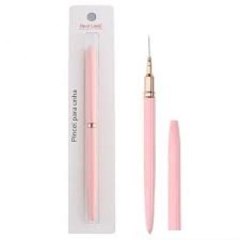 PINCEL PONTA FINA ROSA REAL LOVE - 1 UNID