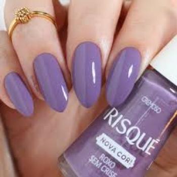 ESMALTE RISQUE 8ML ROXO SEM CRISE
