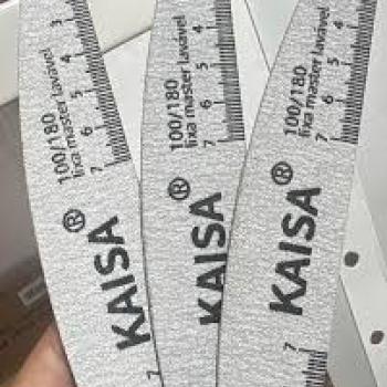 PACOTE LIXA KAISA RÉGUA 100/180 2MM (50 UNIDADES)