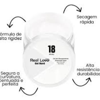GEL HARD ALLSMILE BY REAL LOVE N.18-BRANCO 15G