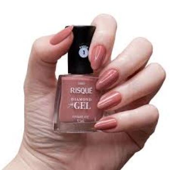 ESMALTE EM GEL RISQUE 9,5ML DIAMOND ESPUMANTE ROSE