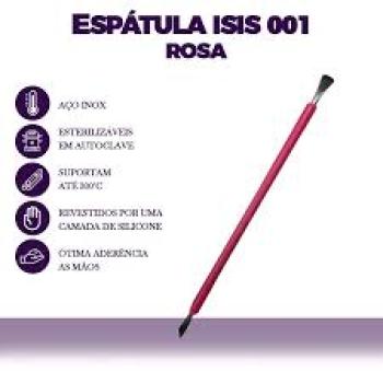 ESPATULA (INOX) SLIM CAPA ROSA