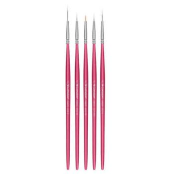KIT PINCEL FINO (5 UNID) TAMANHOS VARIADOS