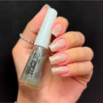 ESMALTE NOVO TOQUE 8ML PRATA GLITTER