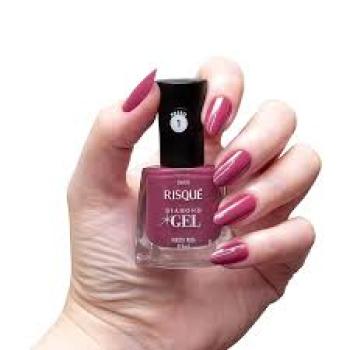 ESMALTE EM GEL RISQUE 9,5ML DIAMOND HIBISCO ROSA