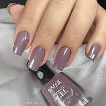 ESMALTE EM GEL RISQUE 9,5ML DIAMOND LAVANDA FRANCESA