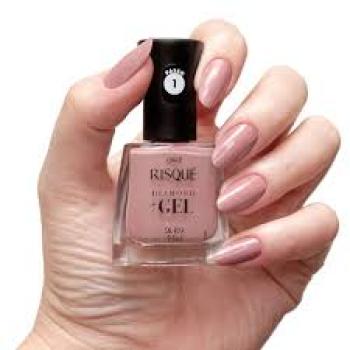 ESMALTE EM GEL RISQUE 9,5ML DIAMOND SAL ROSA