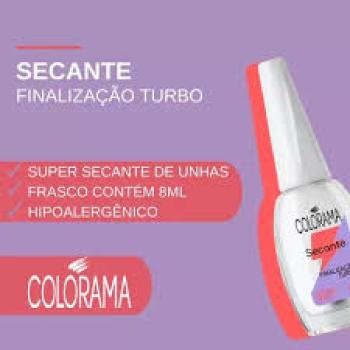 ESMALTE COLORAMA 8ML SECANTE TURBO
