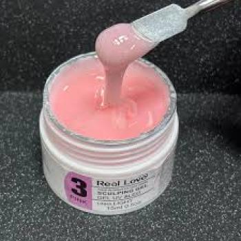 GEL HARD ALLSMILE BY REAL LOVE N.03-PINK 15G