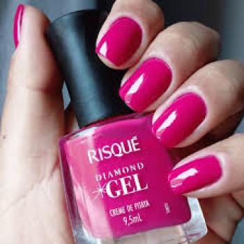 ESMALTE EM GEL RISQUE 9,5ML DIAMOND CREME DE PITAYA