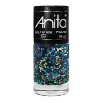 ESMALTE ANITA 10ML BOLA NA REDE VEGANO GLITTER
