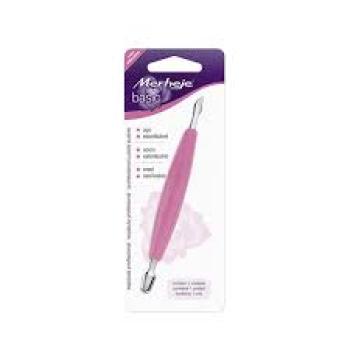 ESPÁTULA CUTÍCULA MERHEJE DUPLA ROSA